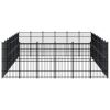 Outdoor Dog Kennel Steel 535.7 ft