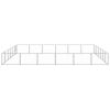 Dog Kennel Silver 387.5 ft² Steel