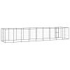 Outdoor Dog Kennel Steel 234.4 ft²