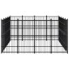 Outdoor Dog Kennel Steel 198.4 ft²