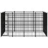 Outdoor Dog Kennel Steel 119 ft²