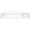 Dog Kennel Silver 273.5 ft² Steel