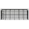 Outdoor Dog Kennel with Roof Steel 119 ft²